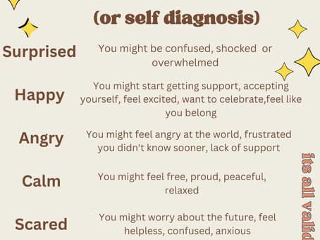 autism self diagnosis